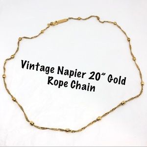 🆕Vintage Napier 20” Gold Necklace